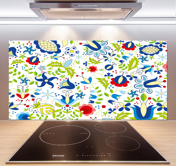 Cooker splashback Ethnic pattern