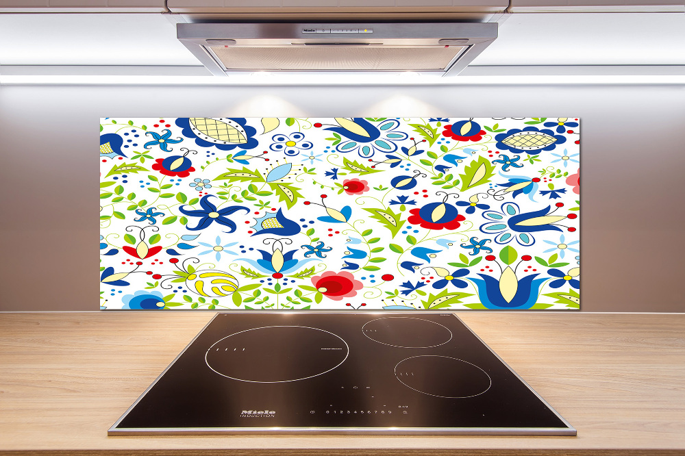 Cooker splashback Ethnic pattern