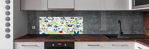 Cooker splashback Ethnic pattern