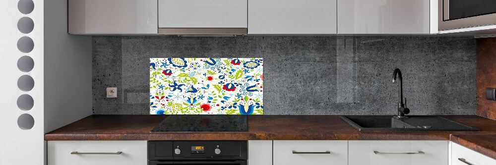 Cooker splashback Ethnic pattern