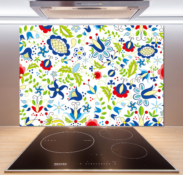 Cooker splashback Ethnic pattern