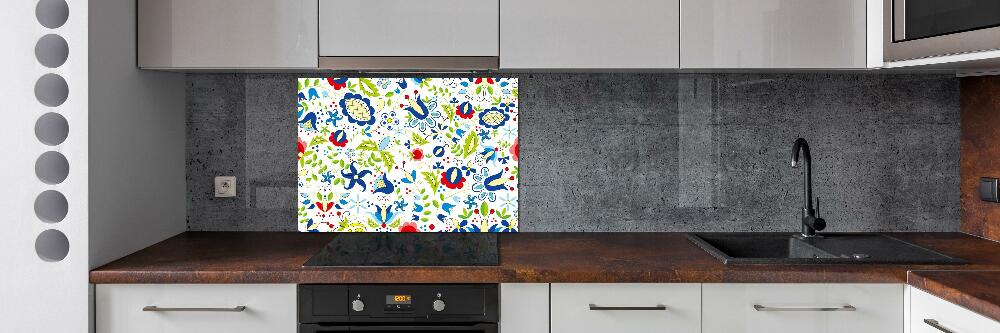 Cooker splashback Ethnic pattern