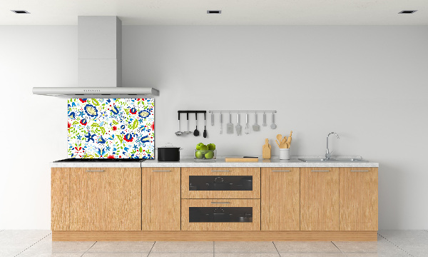 Cooker splashback Ethnic pattern