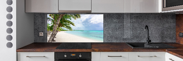 Cooker splashback Tropical beach