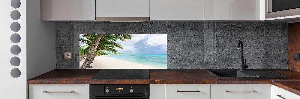 Cooker splashback Tropical beach