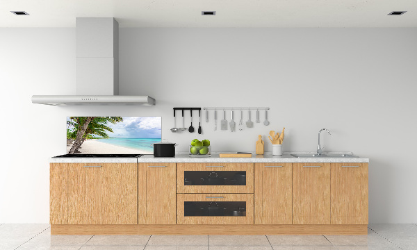 Cooker splashback Tropical beach