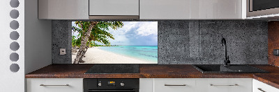 Cooker splashback Tropical beach