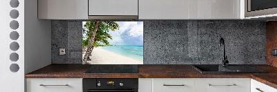 Cooker splashback Tropical beach