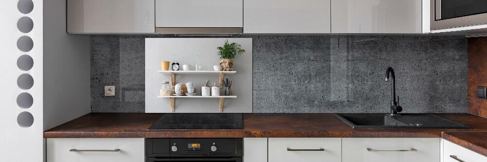 Kitchen splashback Decorations on the shelf