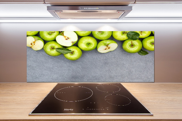 Cooker splashback Green apples