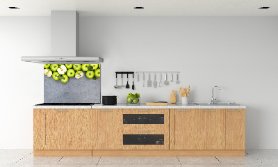 Cooker splashback Green apples