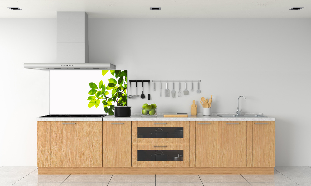 Kitchen splashback Leaves