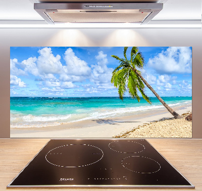 Kitchen wall panels Tropical beach