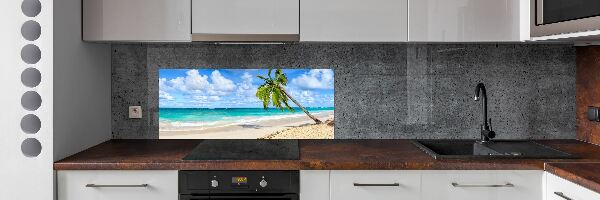 Kitchen wall panels Tropical beach