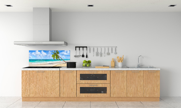 Kitchen wall panels Tropical beach