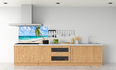 Kitchen wall panels Tropical beach