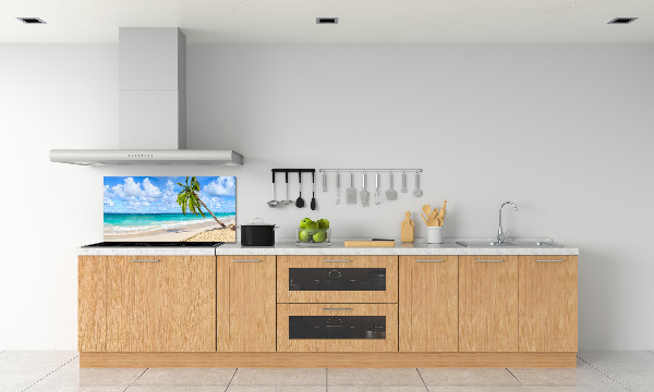 Kitchen wall panels Tropical beach