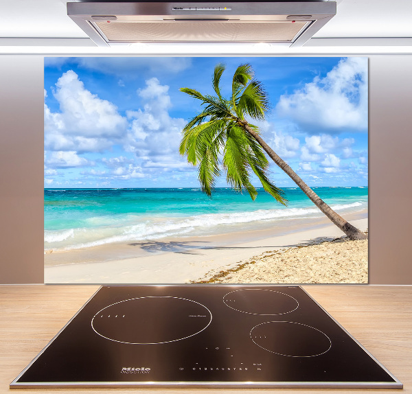 Kitchen wall panels Tropical beach