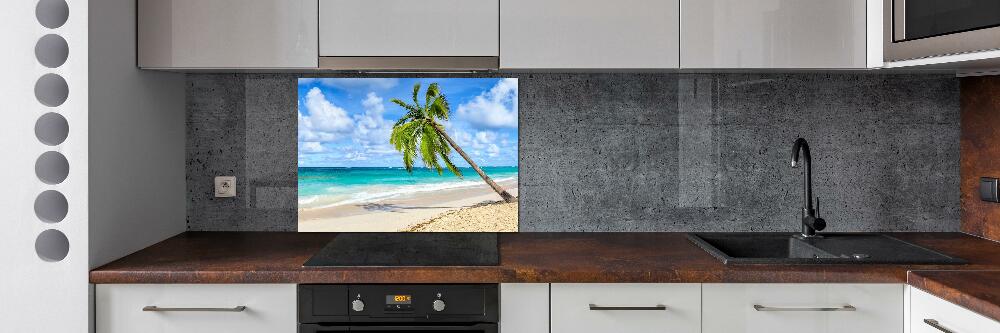 Kitchen wall panels Tropical beach