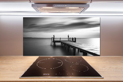 Kitchen splashback Pier by the lake