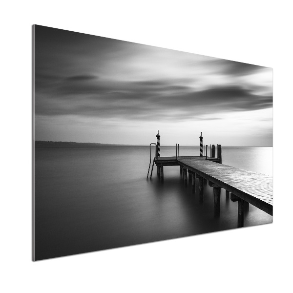 Kitchen splashback Pier by the lake