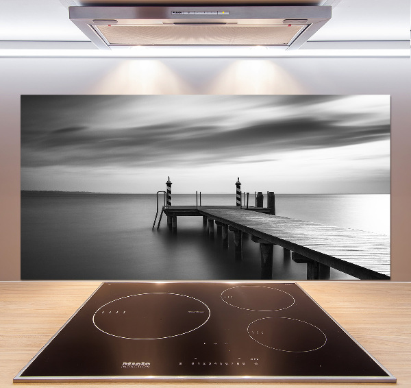 Kitchen splashback Pier by the lake