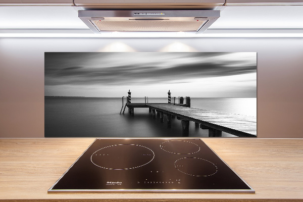 Kitchen splashback Pier by the lake