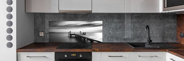 Kitchen splashback Pier by the lake