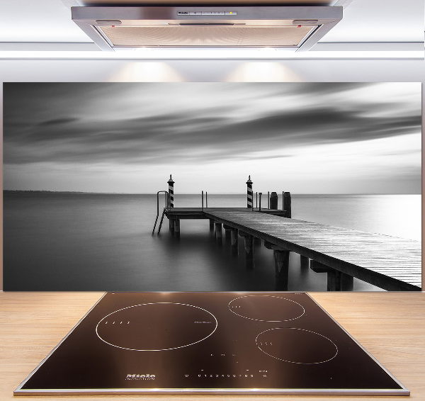 Kitchen splashback Pier by the lake