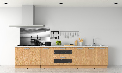 Kitchen splashback Pier by the lake