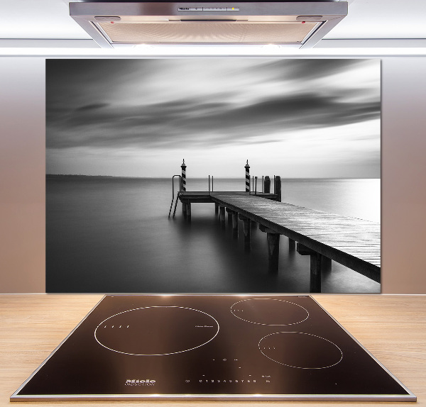 Kitchen splashback Pier by the lake