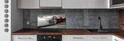 Kitchen splashback Drift track