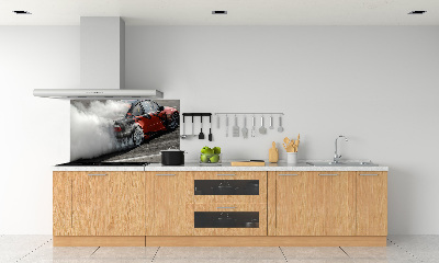 Kitchen splashback Drift track