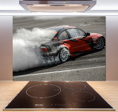 Kitchen splashback Drift track