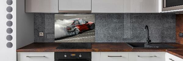 Kitchen splashback Drift track