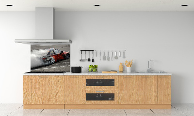 Kitchen splashback Drift track