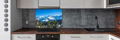 Kitchen wall panels Panorama of the Tatra Mountains