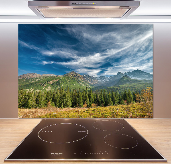 Kitchen splashback Autumn in the Tatra Mountains