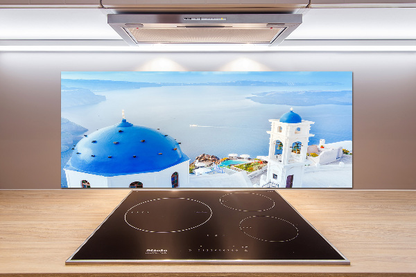 Cooker splashback Santorini Greece