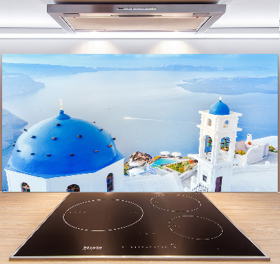 Cooker splashback Santorini Greece