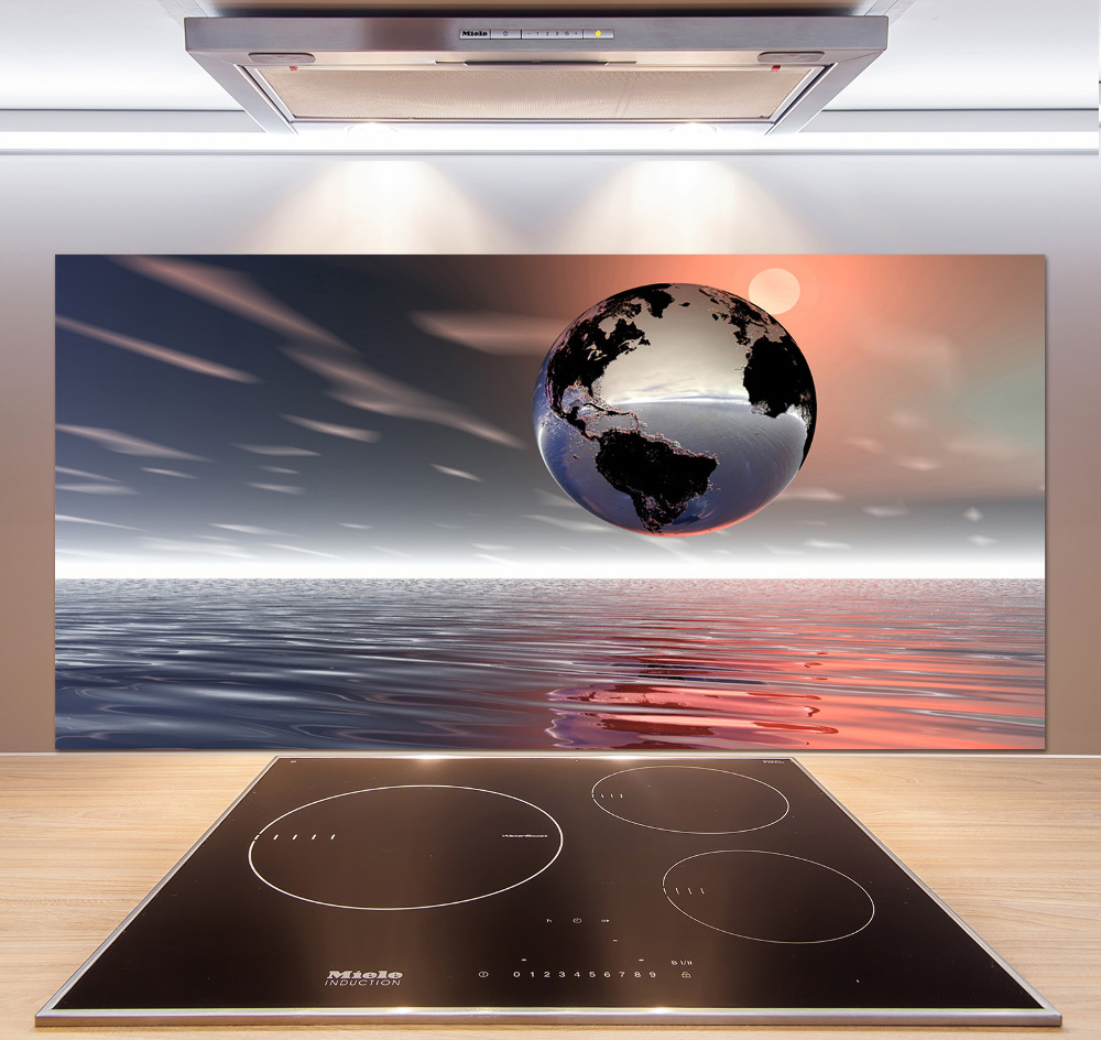 Kitchen splashback Planet Earth