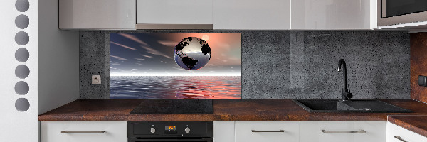 Kitchen splashback Planet Earth