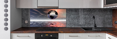 Kitchen splashback Planet Earth