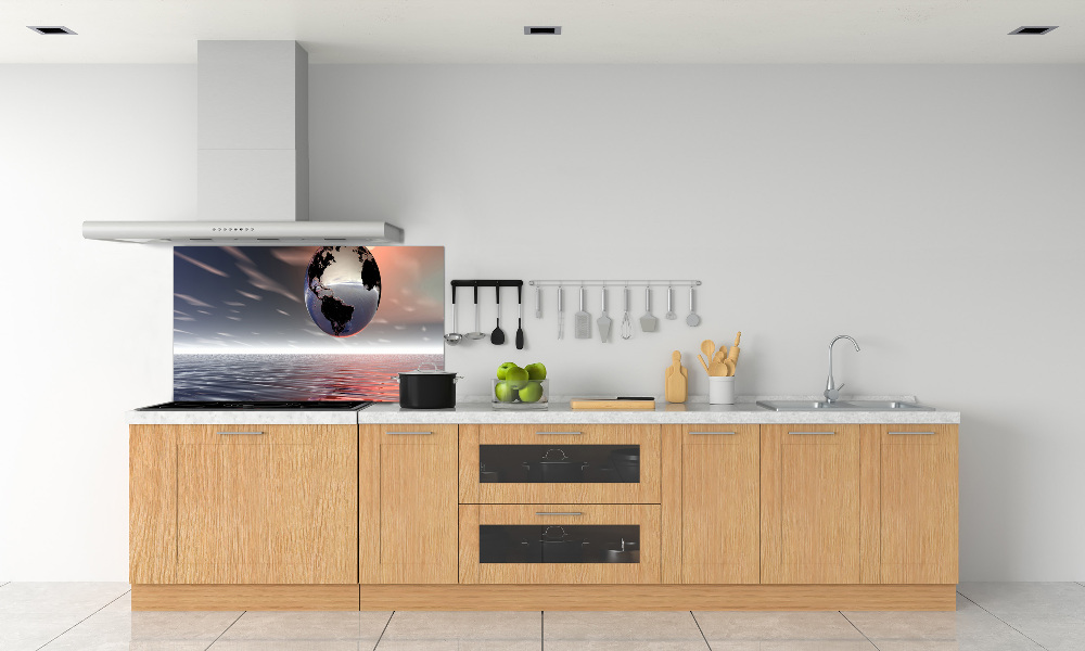 Kitchen splashback Planet Earth