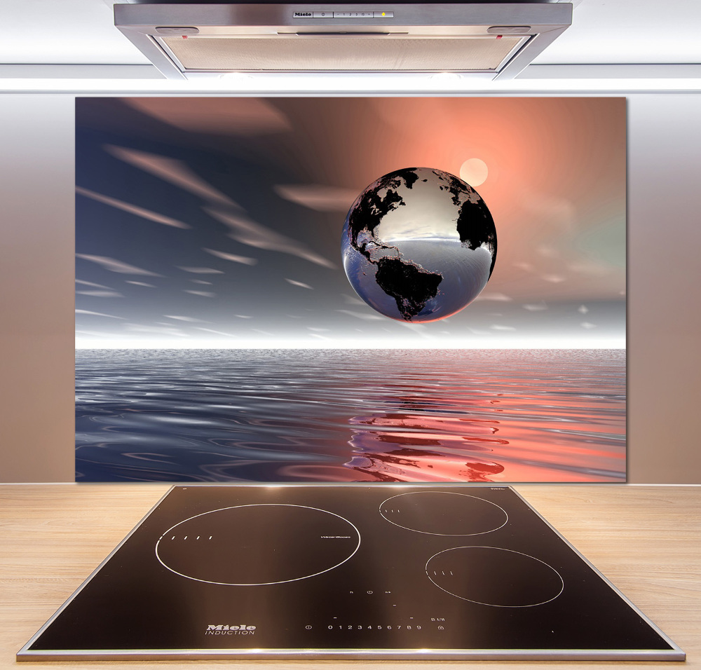 Kitchen splashback Planet Earth