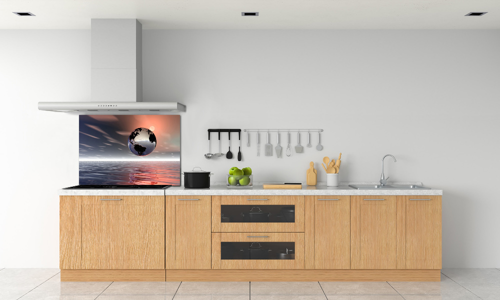 Kitchen splashback Planet Earth