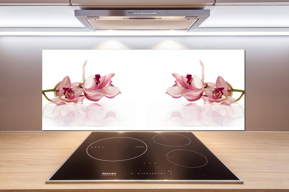 Kitchen splashback Orchid