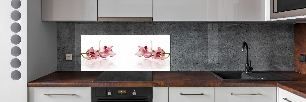 Kitchen splashback Orchid