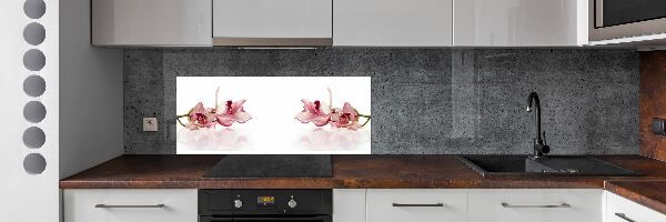 Kitchen splashback Orchid