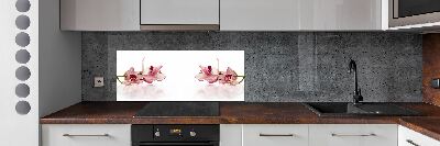 Kitchen splashback Orchid